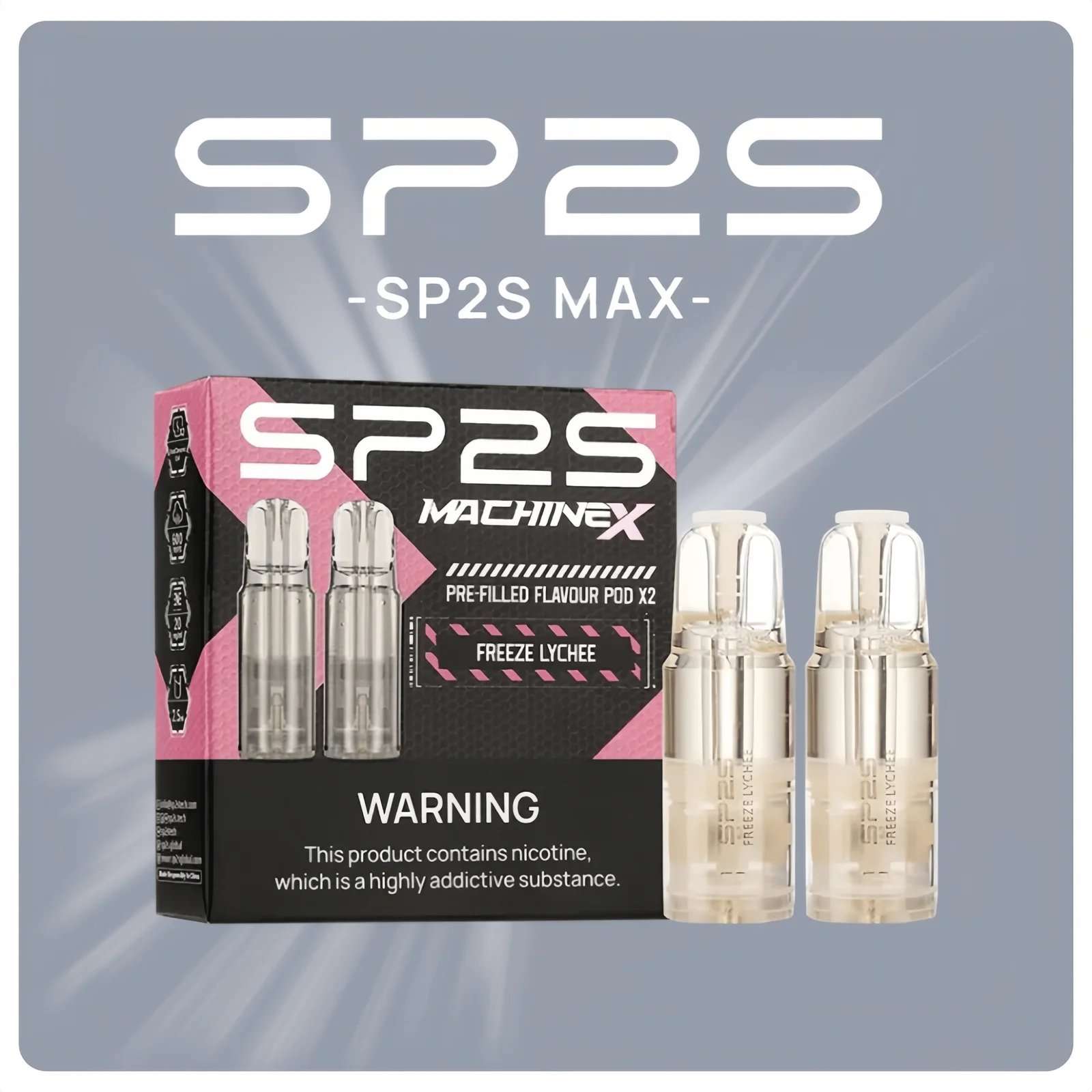 SP2S MAX煙彈2顆裝｜適配MAX主機・16種口味現貨・新品上市